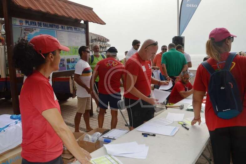 Personal de Deportes en una prueba deportiva en Salinetas, en una imagen de archivo/TA: